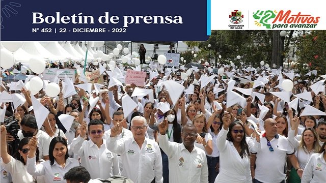 Boletin de Prensa No. 452 Gobernacion del Cauca
