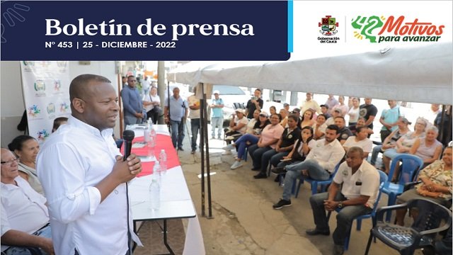 Boletin de Prensa No. 453 Gobernacion del Cauca