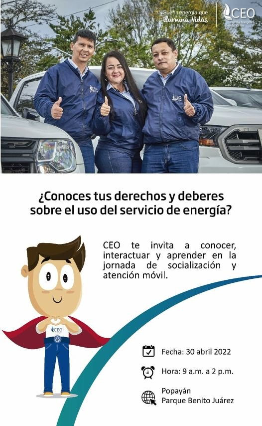 CONOZCA SUS DERECHOS Y DEBERES SOBRE EL USO DE ENERGÍA