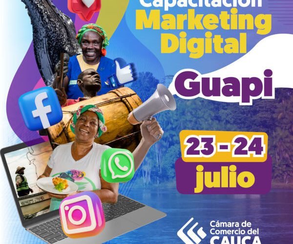 ¡Empresarios en Guapi!  ¡Capacítense con nosotros en Marketing Digital !