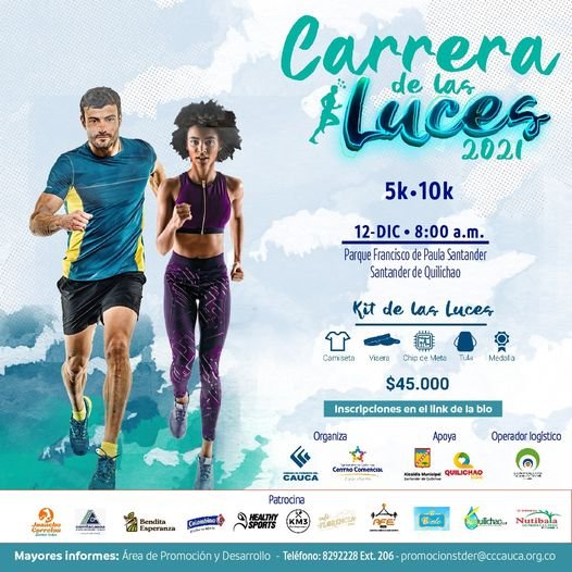 Carrera de las luces en Santander de Quilichao