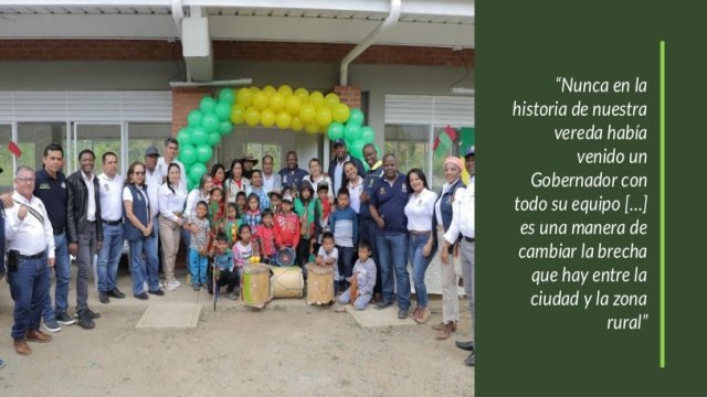 Cerca de 900 millones fueron invertidos en infraestructura educativa en el municipio de Jambalo