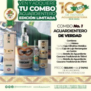 Combo Aguardientero Edición Limitada - Industria Licorera del Cauca