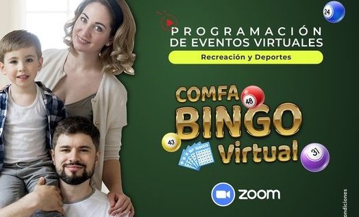 Este próximo 10 de octubre Comfabingo Virtual