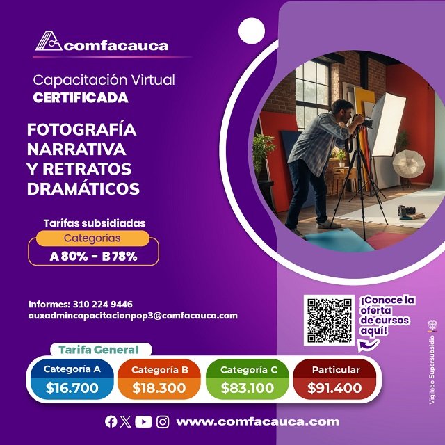 Comfacauca abre convocatoria para cursos virtuales certificados