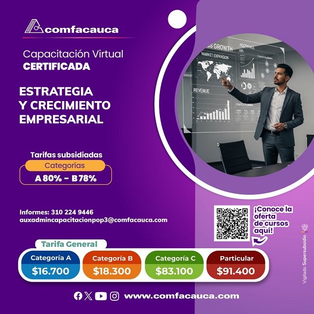 💻 ¡Capacítate desde casa!: Comfacauca abre convocatoria para cursos virtuales certificados 4 Comfacauca abre convocatoria para cursos virtuales certificados