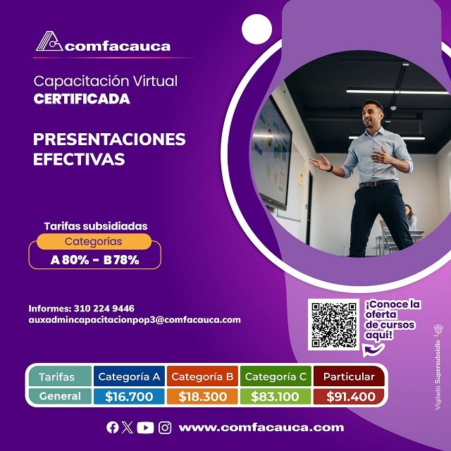 🎓 Comfacauca lanza cursos virtuales con docentes internacionales: Una apuesta por el talento global 29 Comfacauca lanza cursos virtuales con docentes internacionales