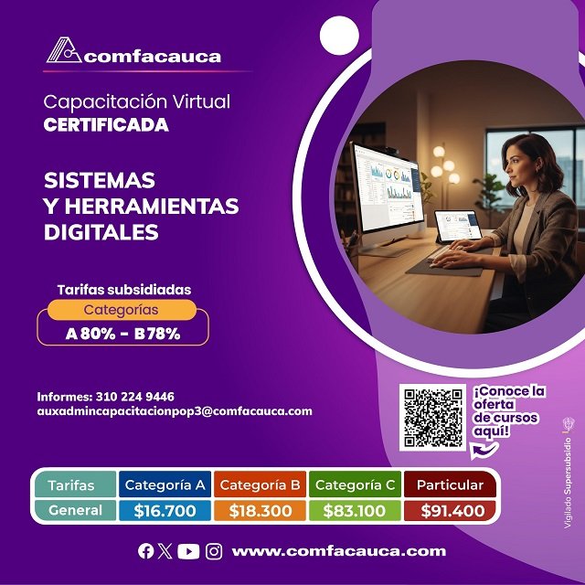 🎓 Comfacauca lanza cursos virtuales con docentes internacionales: Una apuesta por el talento global 32 Comfacauca lanza cursos virtuales con docentes internacionales