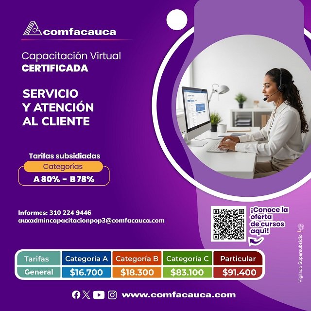 🎓 Comfacauca lanza cursos virtuales con docentes internacionales: Una apuesta por el talento global 33 Comfacauca lanza cursos virtuales con docentes internacionales