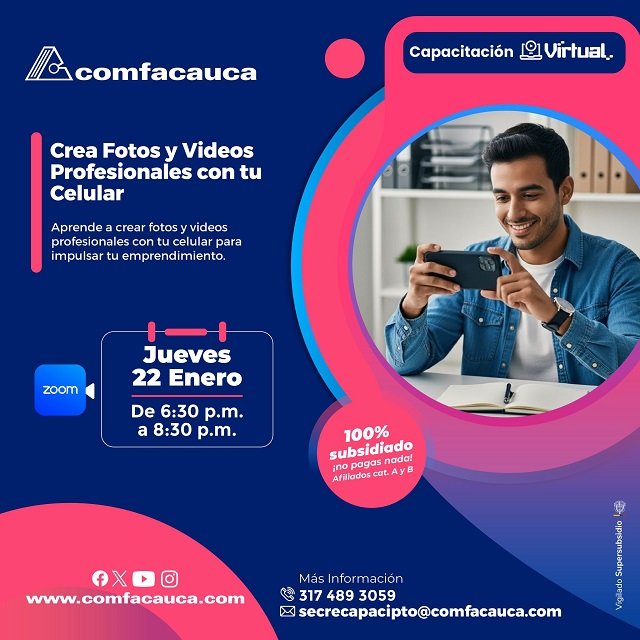 🎓 ¡Capacítate gratis!: Comfacauca lanza oferta de cursos virtuales 100% subsidiados para sus afiliados 34 Comfacauca lanza oferta de cursos virtuales 100% subsidiados para sus afiliados