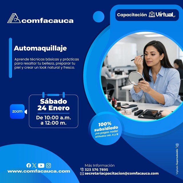 🎓 ¡Capacítate gratis!: Comfacauca lanza oferta de cursos virtuales 100% subsidiados para sus afiliados 32 Comfacauca lanza oferta de cursos virtuales 100% subsidiados para sus afiliados