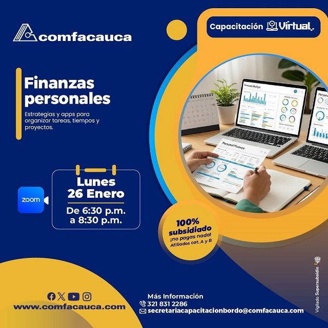 🎓 ¡Capacítate gratis!: Comfacauca lanza oferta de cursos virtuales 100% subsidiados para sus afiliados 37 Comfacauca lanza oferta de cursos virtuales 100% subsidiados para sus afiliados