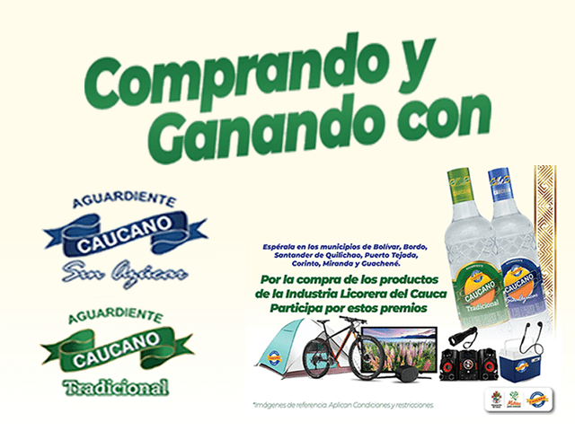 Comprando y Ganando Aguardiente Caucano