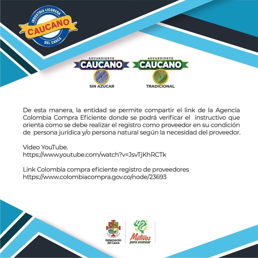 La Industria Licorera del Cauca Informa a la opinión pública... 31 Comunicado- Industria Licorera del Cauca1