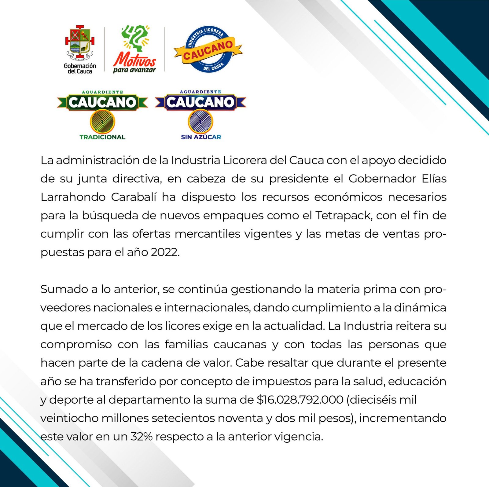 Comunicado Industria Licorera del Cauca2