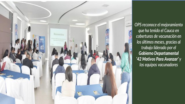 Con el apoyo de la OPS y MinSalud se fortalece a los equipos vacunadores de los 42 municipios caucanos