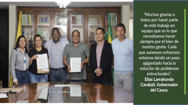 Con inversion historica Gobierno Departamental suscribio convenios para ejecutar obras en municipios del Cauca 3