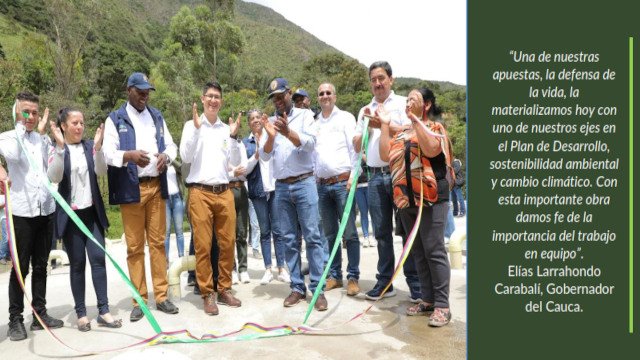 Con una inversion superior a 2000 millones se entrego PTAR en el municipio de La Vega 2