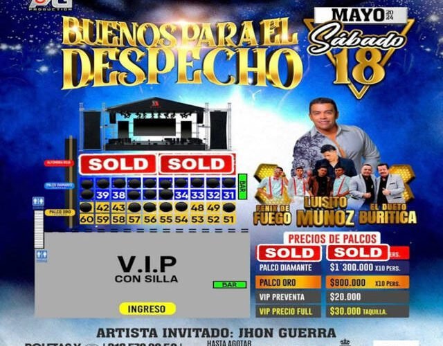 ¡Vive la Emoción! Concierto ‘Buenos para el Despecho’