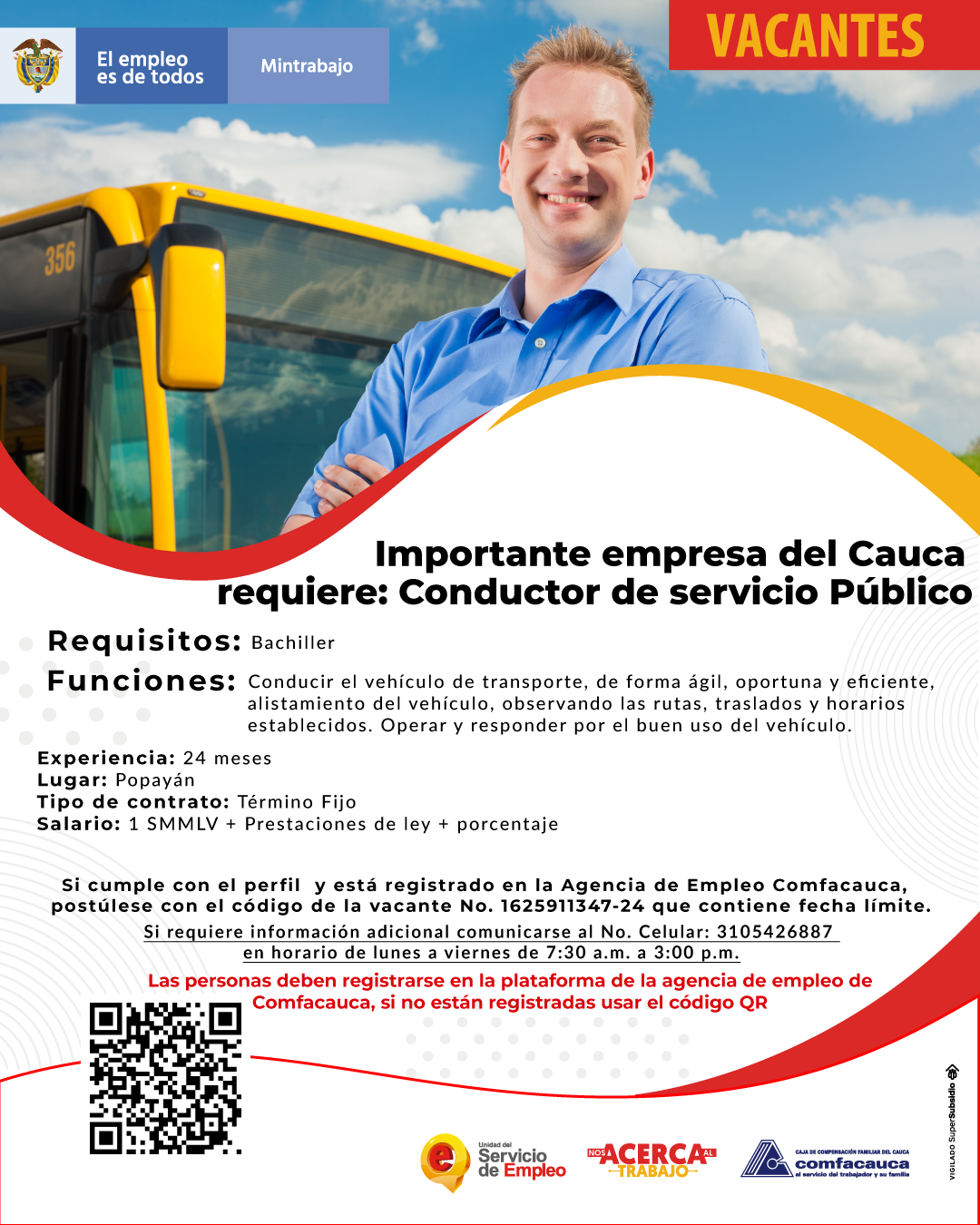 Conoce las vacantes de empleo disponibles - Comfacauca2