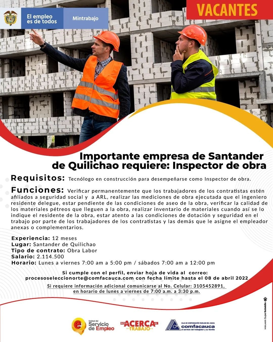 Conoce las vacantes de empleo disponibles en el departamento3