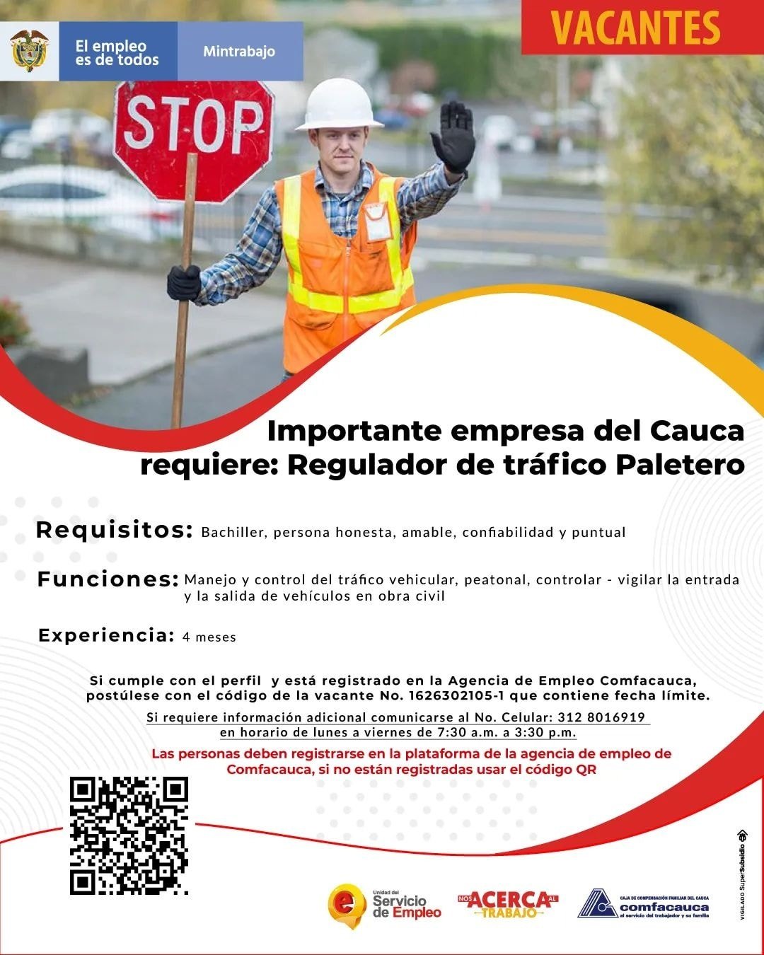 Conoce las vacantes de empleo disponibles en el departamento8