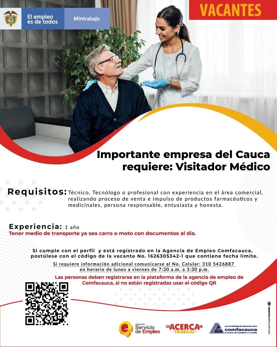 Conoce las vacantes de empleo disponibles en el departamento9