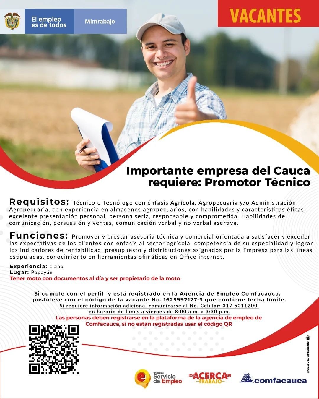 Conoce las vacantes de empleo en todo el departamento del #Cauca-