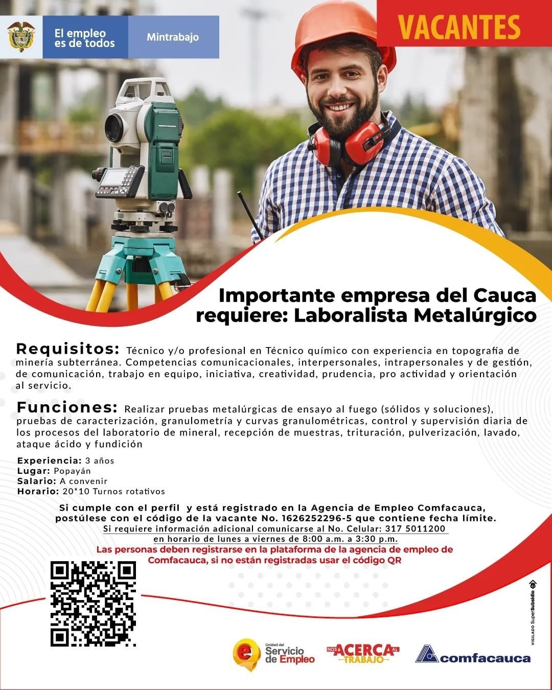 Conoce las vacantes de empleo en todo el departamento del #Cauca1