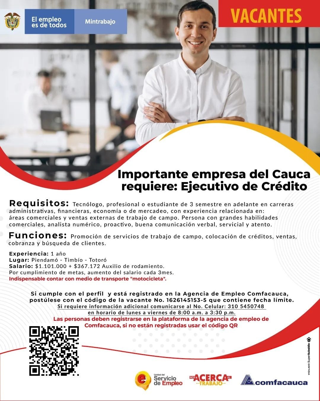 Conoce las vacantes de empleo en todo el departamento del #Cauca2