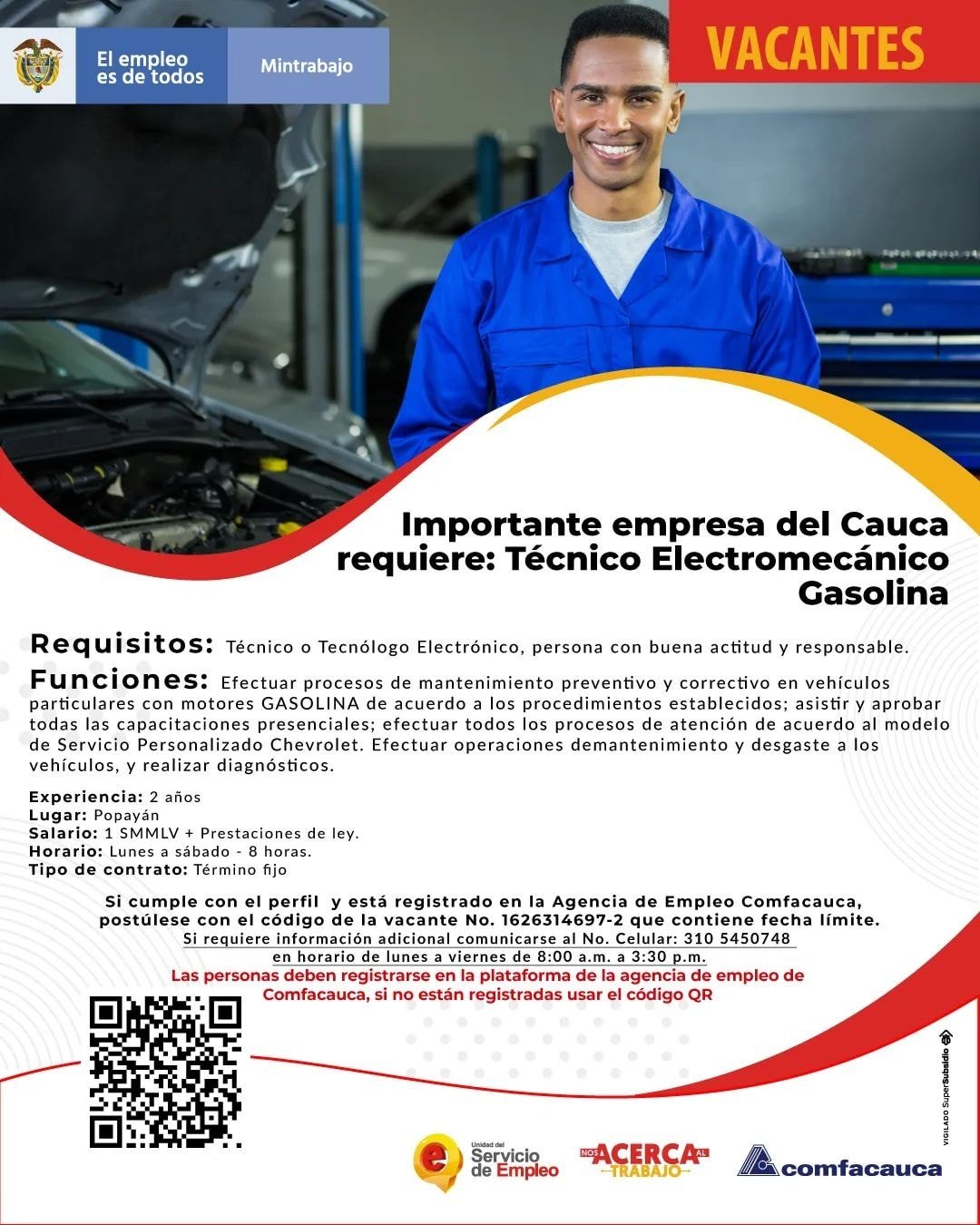 Conoce las vacantes de empleo en todo el departamento del #Cauca3