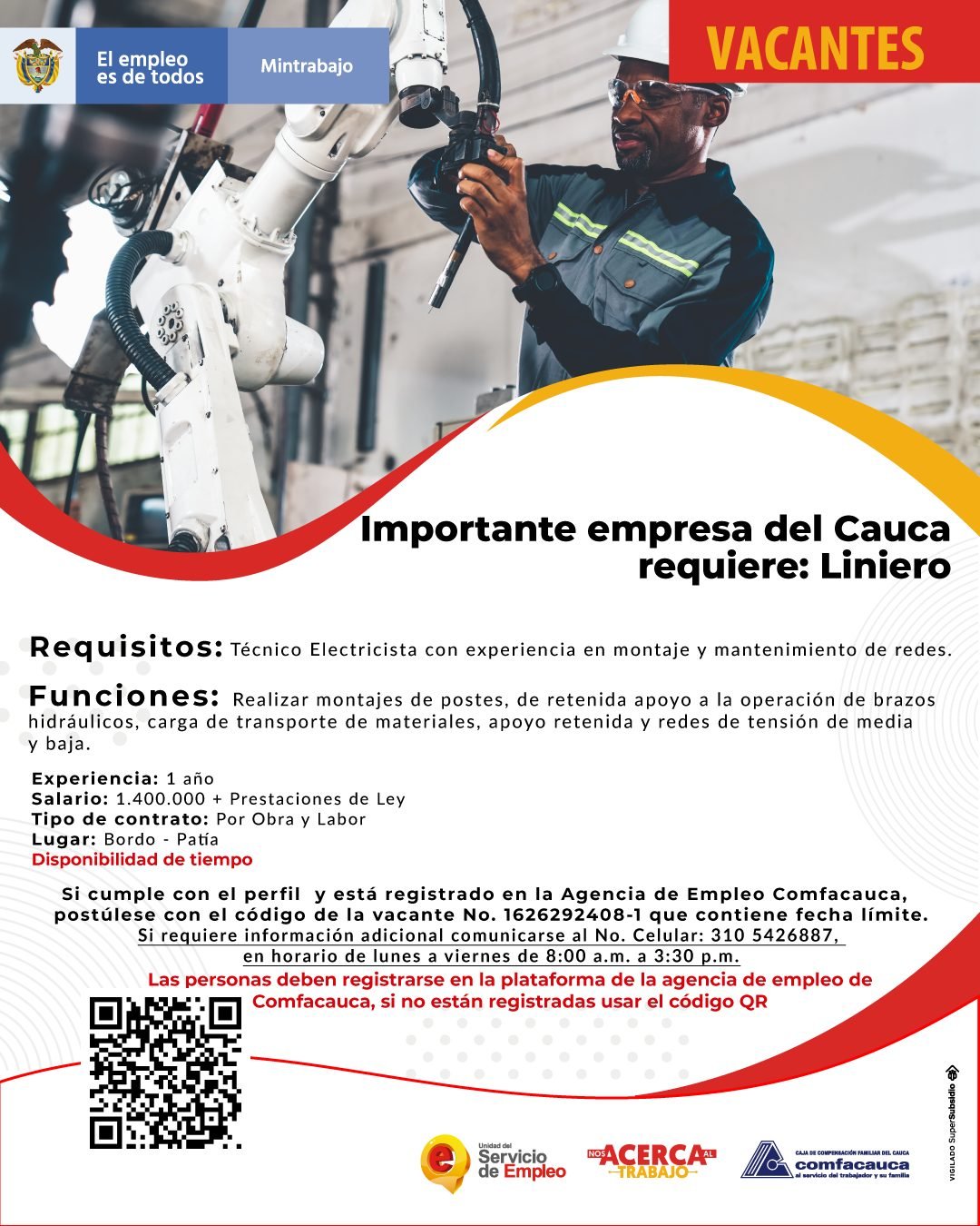 Conoce las vacantes de empleo que tenemos en todo el departamento-