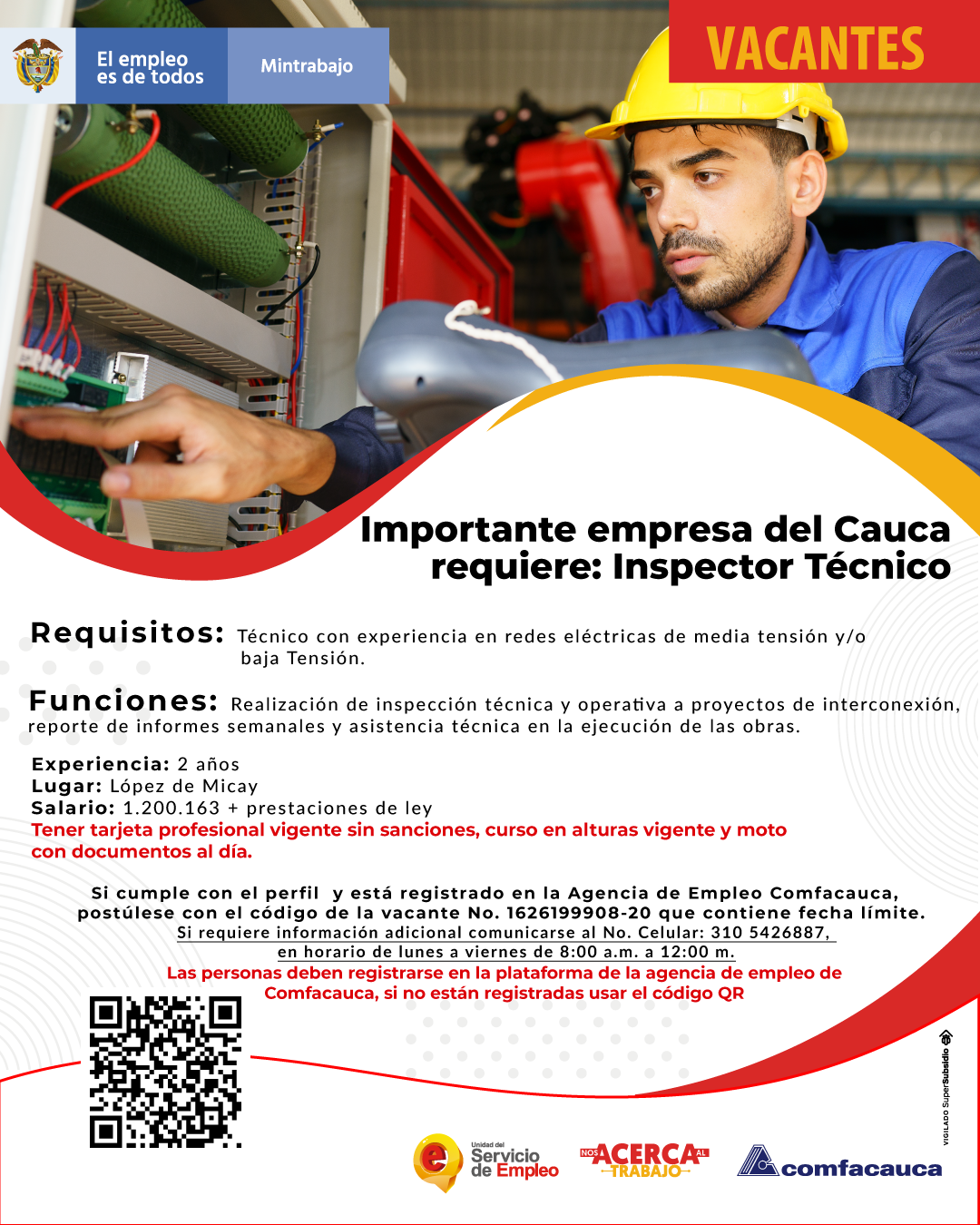 Conoce las vacantes de empleo que tenemos en todo el departamento del #cauca1