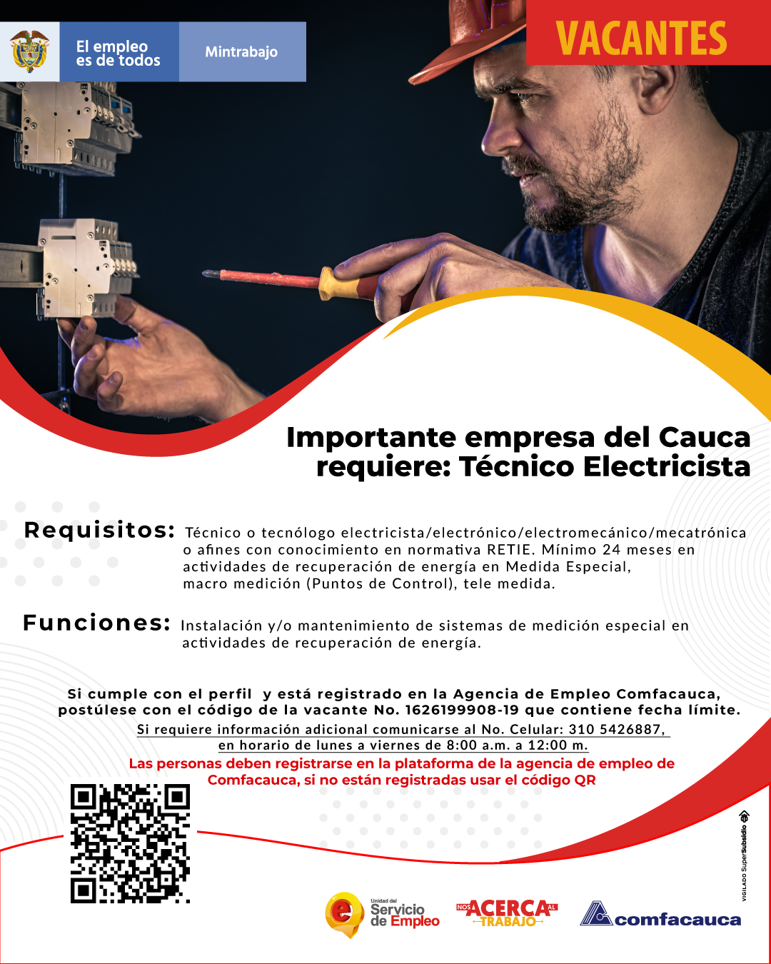 Conoce las vacantes de empleo que tenemos en todo el departamento del #cauca3