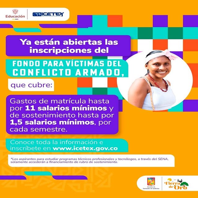 Convocatoria Abierta 2025-2 créditos 100% condonables para educación superior