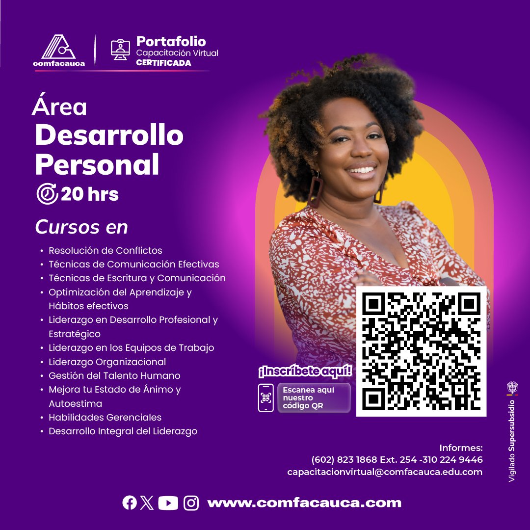 Cursos Virtuales Certificados Aprende a tu Ritmo y Horario - Comfacauca