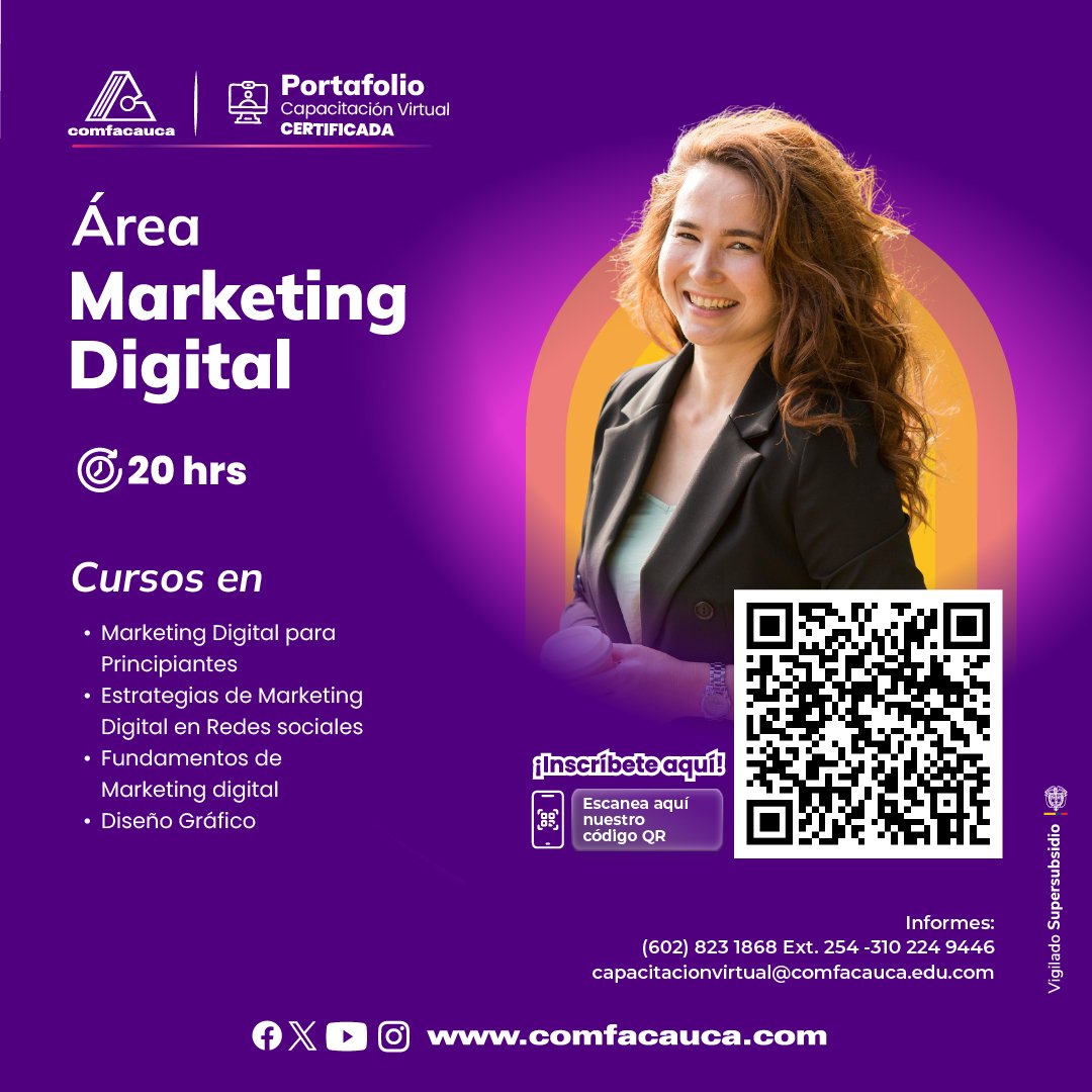 Cursos Virtuales Certificados Aprende a tu Ritmo y Horario - Comfacauca