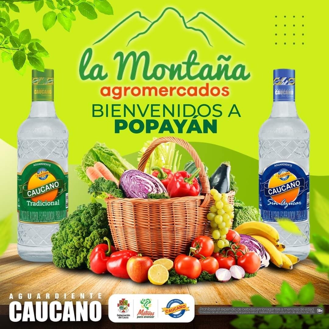Damos la bienvenida a La Montaña Agromercados a #Popayán