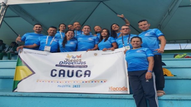 Delegacion del Cauca logro 16 preseas para el Departamento en los Juegos Deportivos Nacionales del Magisterio
