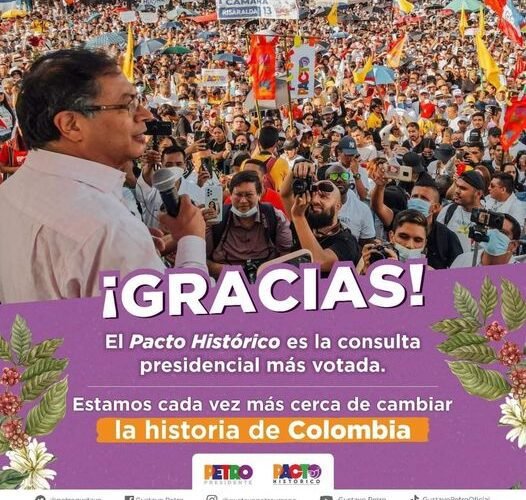 El Pacto Histórico es la consulta con más votos en el país