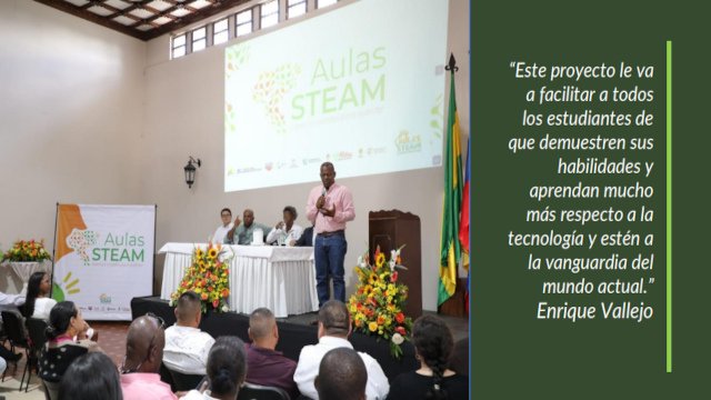 El Cauca contará con 21 Aulas Steam que fortalecerán la tecnología educativa