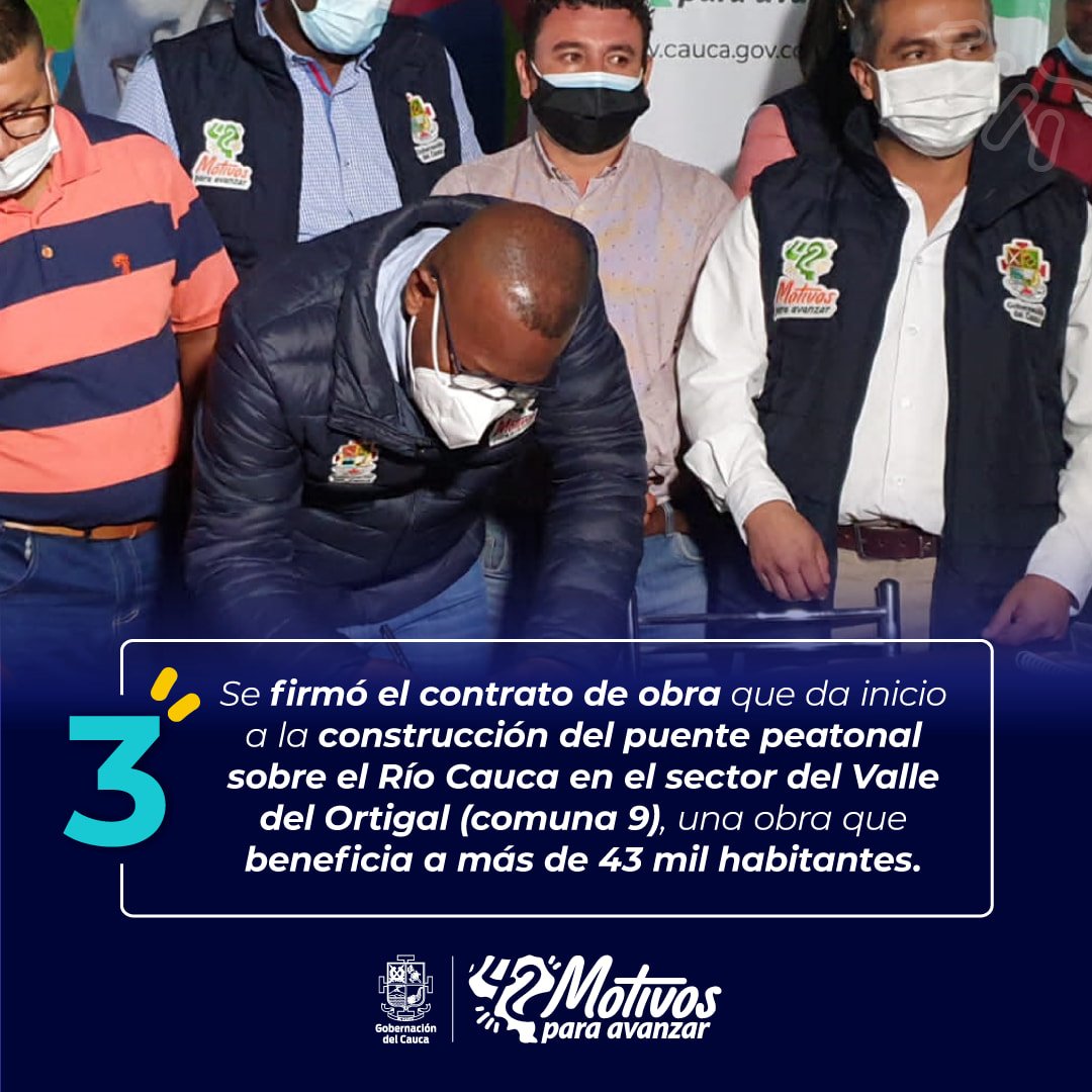 El cauca avanza octubre 11 al 173