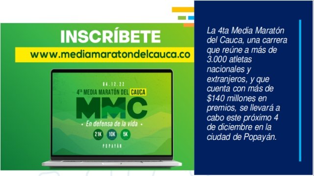 El evento deportivo insignia del Cauca abre sus inscripciones