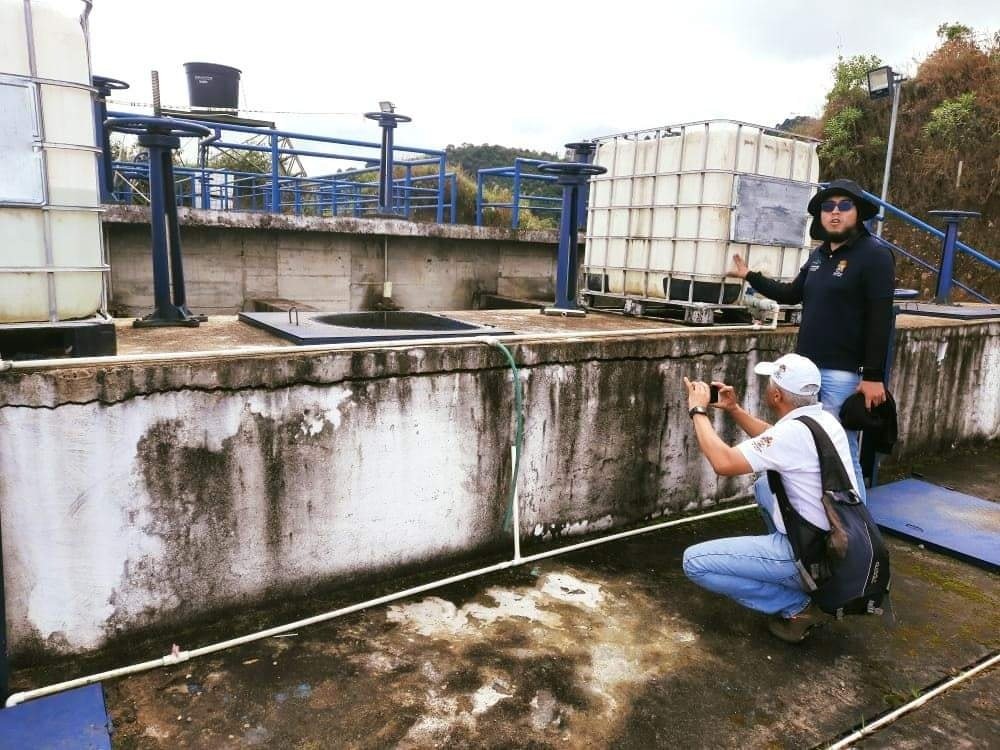 Emcaservicios Cauca realizo una visita tecnica a PTAP de Tunia