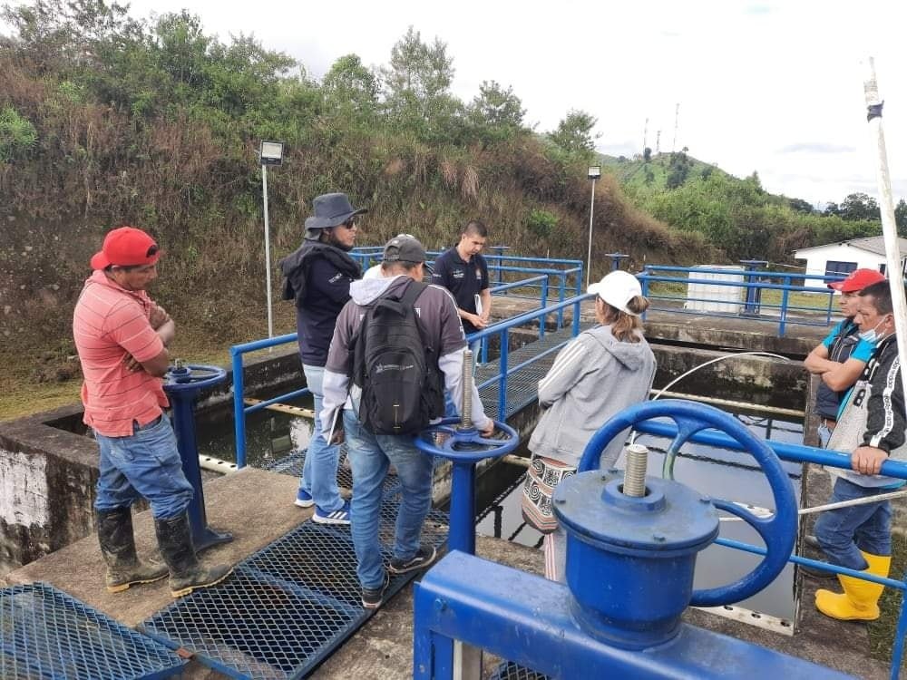 Emcaservicios Cauca realizó una visita técnica a PTAP de Tunía3