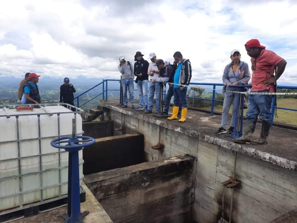 Emcaservicios Cauca realizó una visita técnica a PTAP de Tunía5