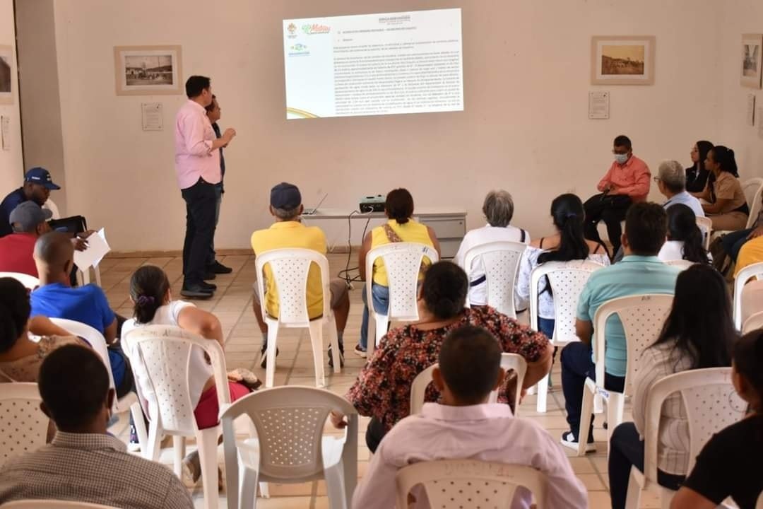 Emcaservicios socializo la Consultoria de los Estudios y Disenos para optimizar el acueducto Asoalma de Caloto