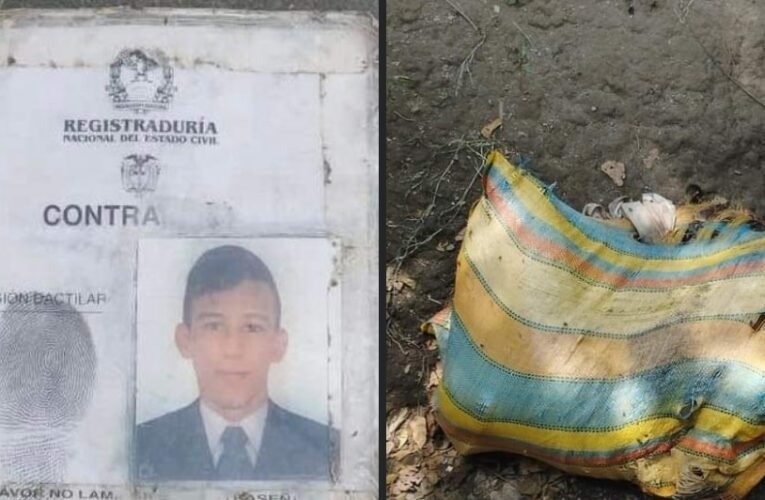 Encuentran cadaver al interior de un costal