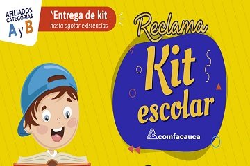 Hoy 12 de febrero, Entrega de kits escolares Comfacauca en Argelia y Balboa