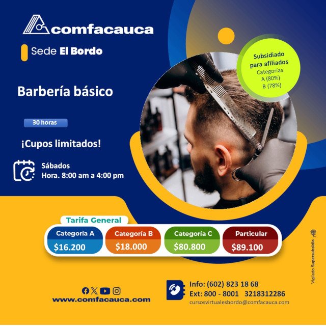Es momento de crecer y aprender nuevas habilidades con nuestros cursos en Bordo Cauca - Comfacauca